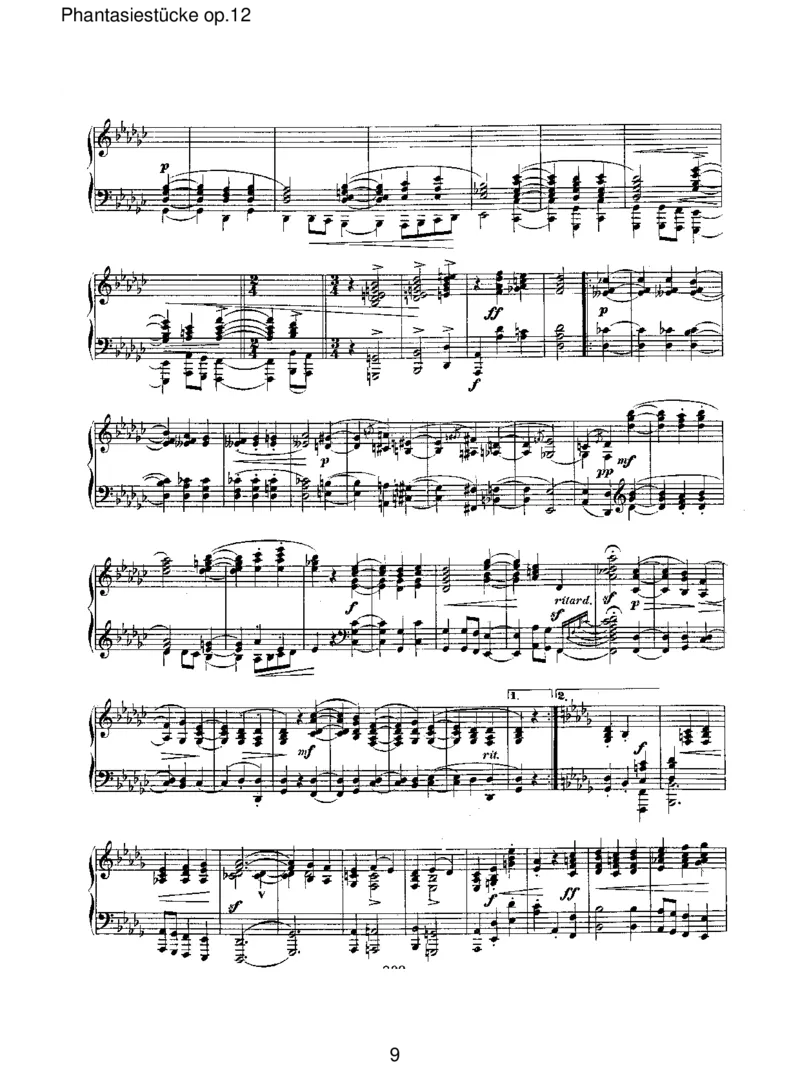 Phantasiest&uuml;ckeop.12_一万首著名钢琴曲谱哈农贝多芬合集视频教学电子版高清无水印可打印_1古典钢琴知名音乐家谱_舒曼钢琴谱全集_RobertSchumann罗伯特&middot;舒曼(1810-1856)