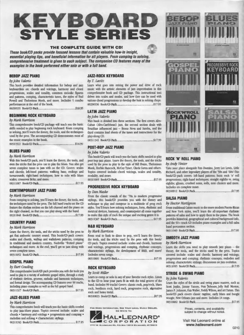 MarkHarrison-BeginningRockKeyboard_一万首著名钢琴曲谱哈农贝多芬合集视频教学电子版高清无水印可打印_07各风格钢琴谱合集_BeginningRockKeyboard_原版钢琴教材附音频