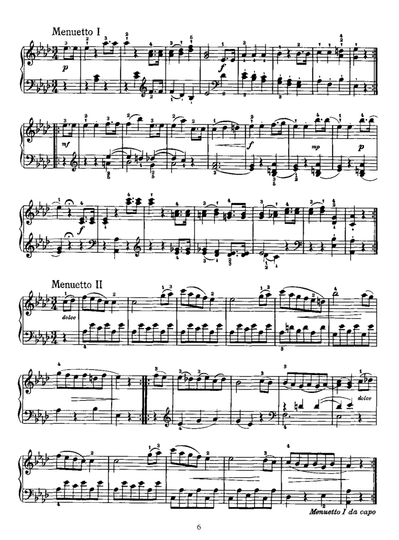 PianoSonataNo43inAb_NoRestriction_一万首著名钢琴曲谱哈农贝多芬合集视频教学电子版高清无水印可打印_1古典钢琴知名音乐家谱_海顿钢琴谱全集_奏鸣曲