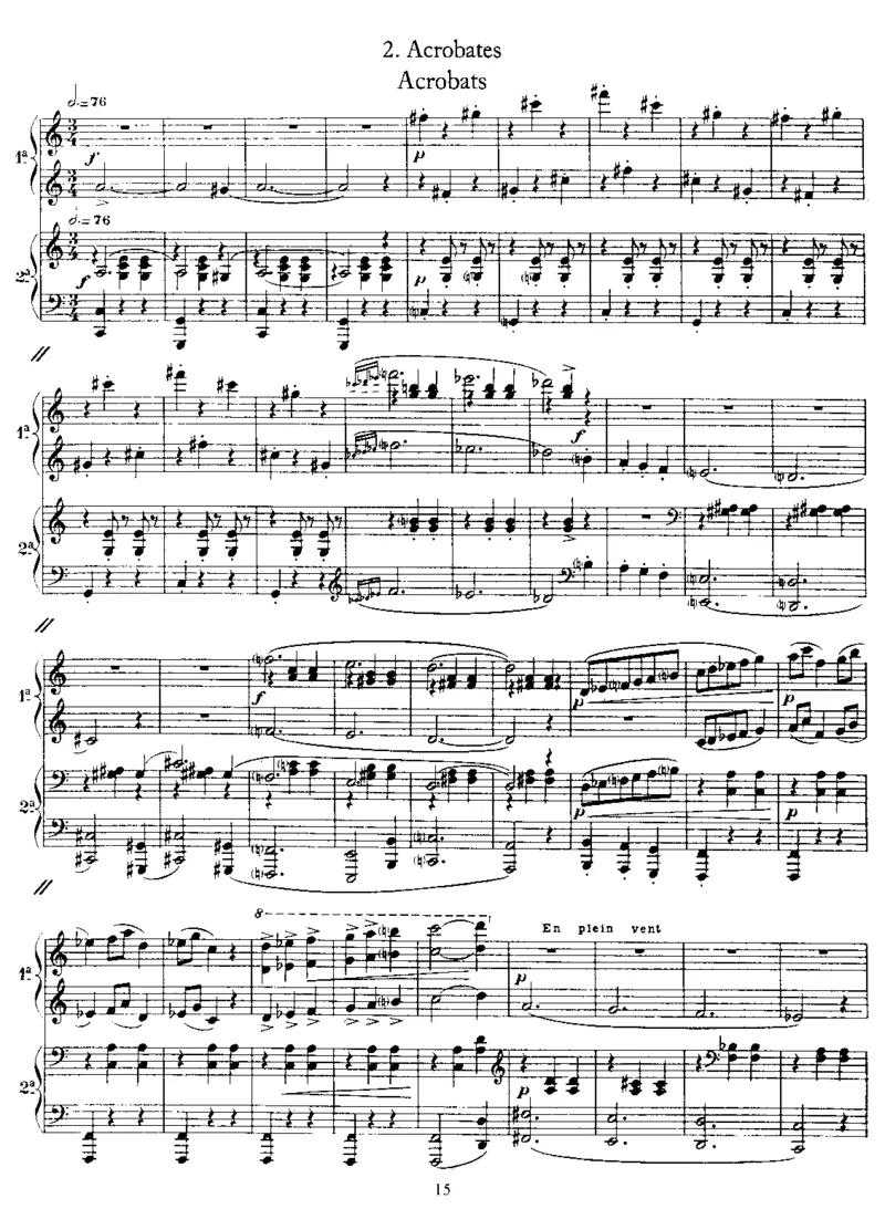 Parade(4Hands)_一万首著名钢琴曲谱哈农贝多芬合集视频教学电子版高清无水印可打印_1古典钢琴知名音乐家谱_萨蒂钢琴谱全集_四手连弹