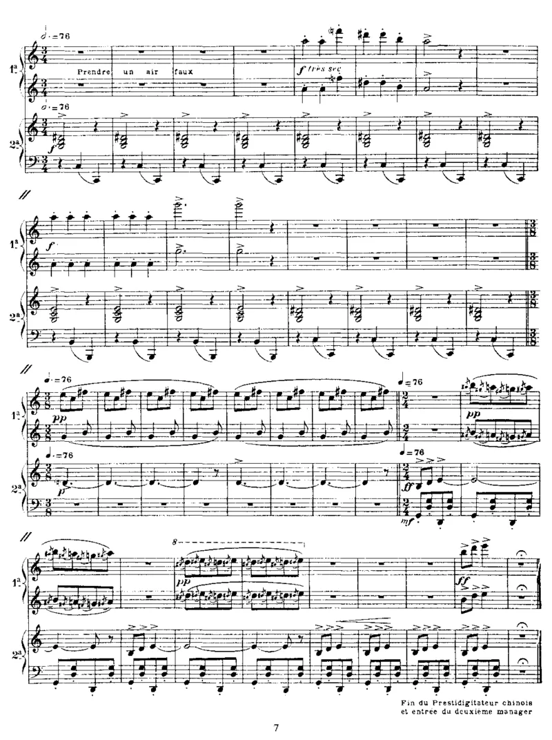 Parade(4Hands)_一万首著名钢琴曲谱哈农贝多芬合集视频教学电子版高清无水印可打印_1古典钢琴知名音乐家谱_萨蒂钢琴谱全集_四手连弹