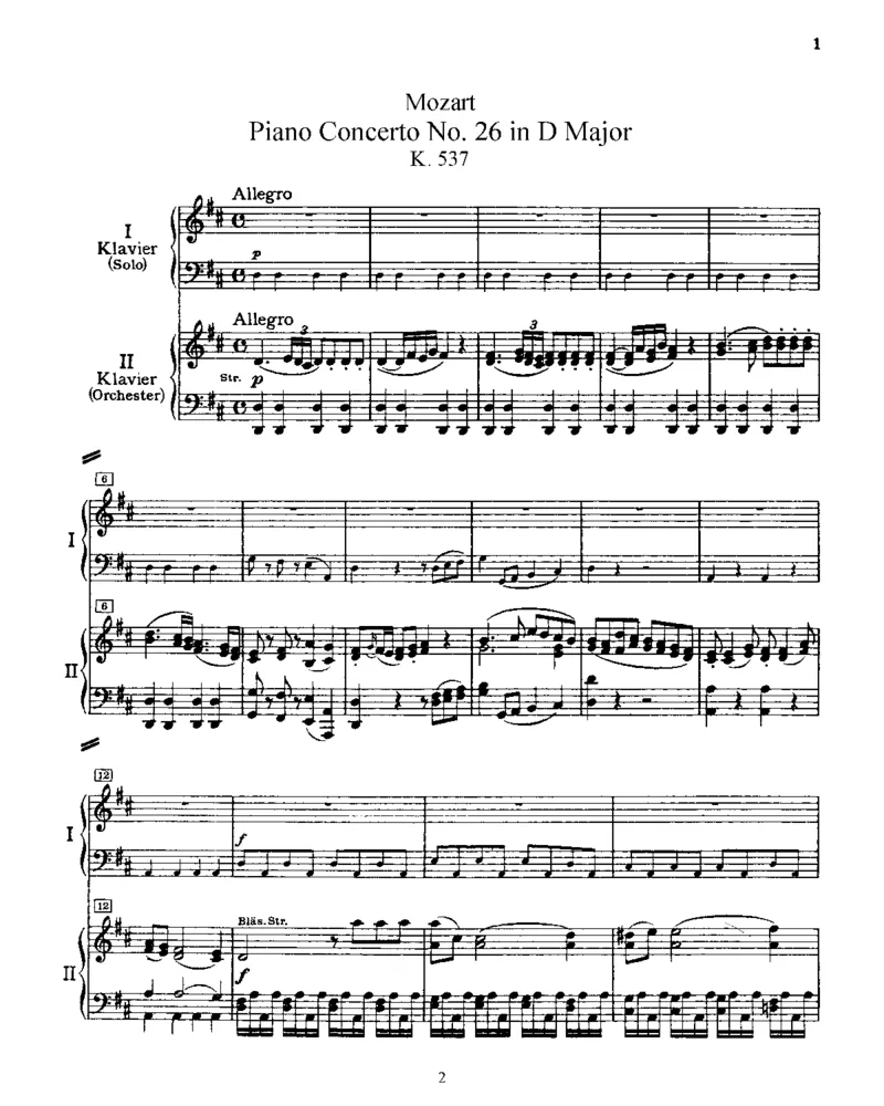 PianoConcertoNo26inD,K537(2Piano)_一万首著名钢琴曲谱哈农贝多芬合集视频教学电子版高清无水印可打印_1古典钢琴知名音乐家谱_莫扎特钢琴谱全集_0312095926_钢琴与乐队作品