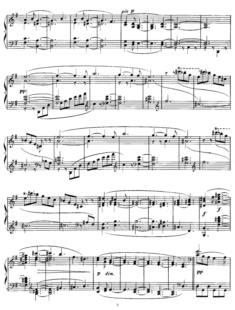 E大调舞曲_一万首著名钢琴曲谱哈农贝多芬合集视频教学电子版高清无水印可打印_1古典钢琴知名音乐家谱_德彪西钢琴谱全集