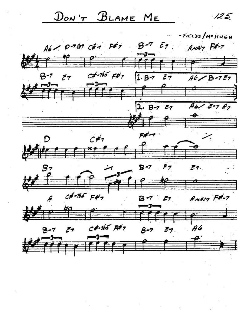 TheRealBookVolume-1-Eb'5thEdition'_一万首著名钢琴曲谱哈农贝多芬合集视频教学电子版高清无水印可打印_07各风格钢琴谱合集_JazzPiano_原版钢琴教材附音频