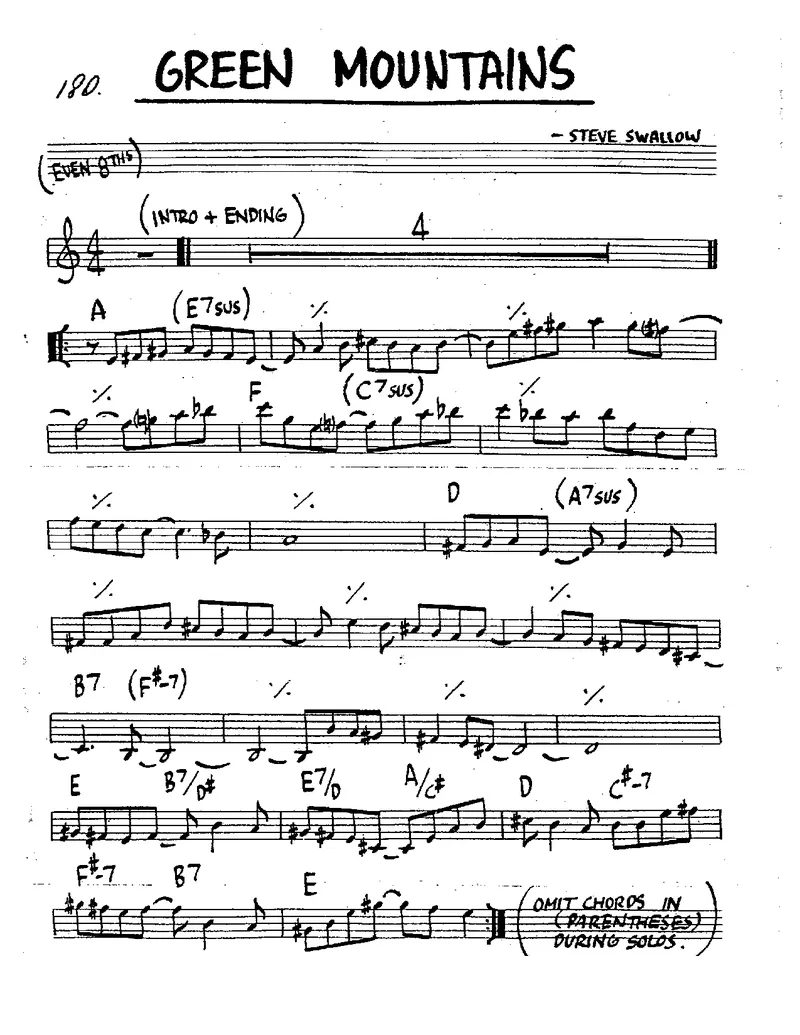 TheRealBookVolume-1-Eb'5thEdition'_一万首著名钢琴曲谱哈农贝多芬合集视频教学电子版高清无水印可打印_07各风格钢琴谱合集_JazzPiano_原版钢琴教材附音频