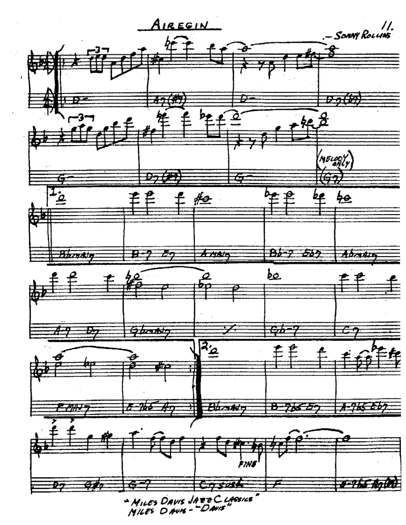 TheRealBookVolume-1-Eb'5thEdition'_一万首著名钢琴曲谱哈农贝多芬合集视频教学电子版高清无水印可打印_07各风格钢琴谱合集_JazzPiano_原版钢琴教材附音频