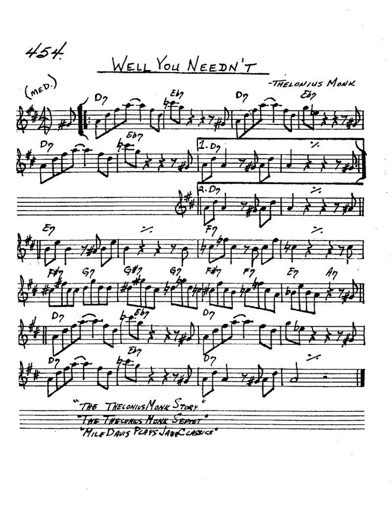 TheRealBookVolume-1-Eb'5thEdition'_一万首著名钢琴曲谱哈农贝多芬合集视频教学电子版高清无水印可打印_07各风格钢琴谱合集_JazzPiano_原版钢琴教材附音频