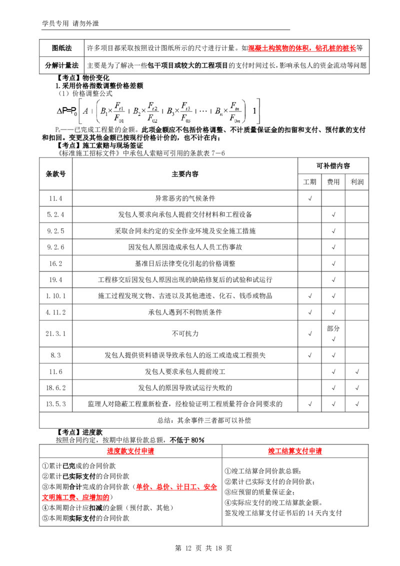 WM_HQ-土建控制-考前十页纸_监理工程师_2025监理工程师_2025年监理工程师-各大机构_2025年监理-土建目标_机构1-HQ_03.考前十页纸