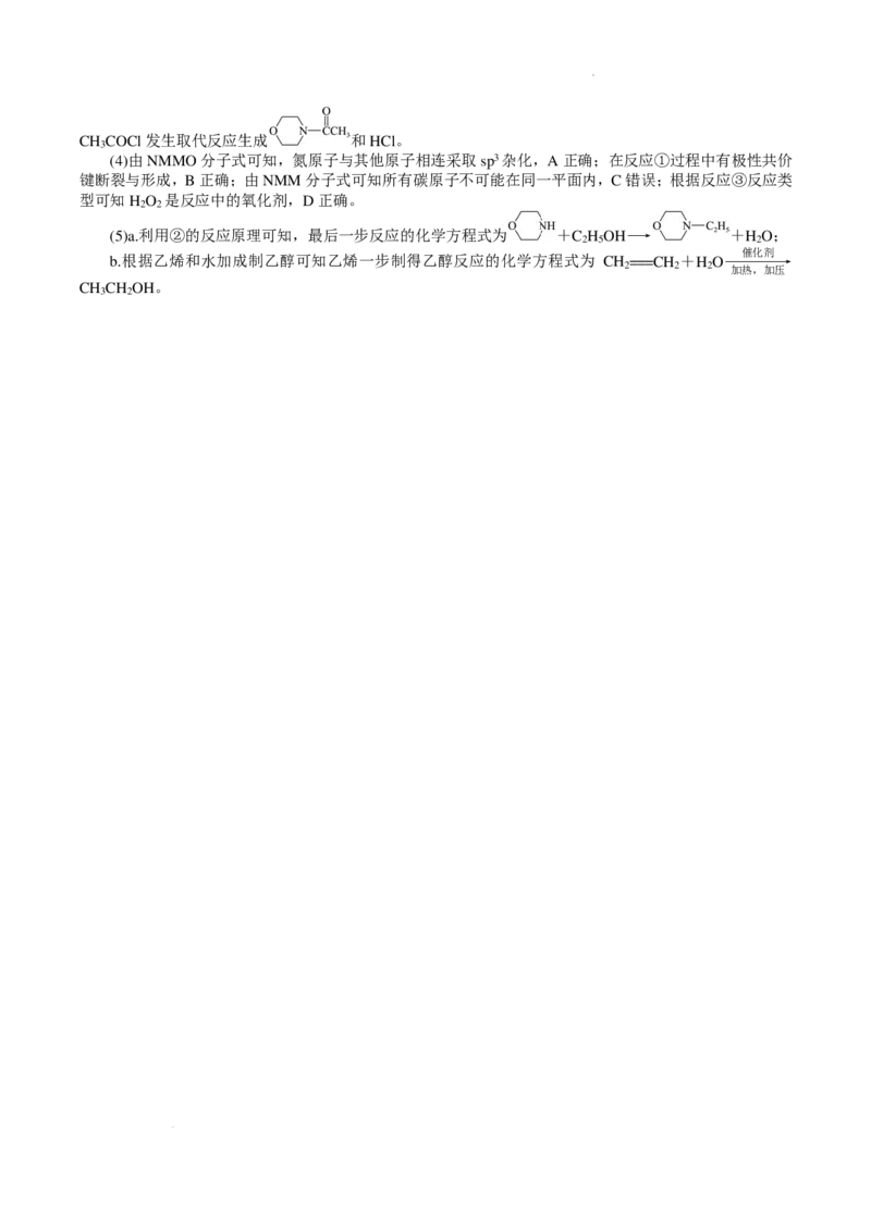 大湾区（正禾）大联考--化学_2024-2025高三（6-6月题库）_2024年12月试卷_1209广东省大湾区（正禾）大联考2024-2025学年高三上学期模拟
