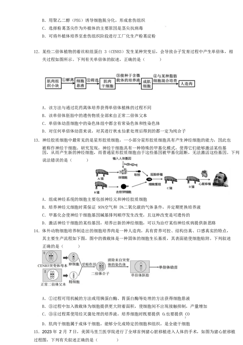 吉林省梅河口市第五中学2024-2025学年高二下学期3月月考试题生物Word版含答案_2024-2025高二（7-7月题库）_2025年04月试卷(1)_0408吉林省梅河口市第五中学2024-2025学年高二下学期3月月考试题