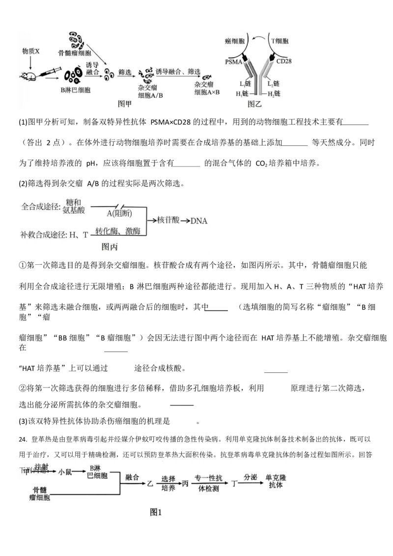 吉林省梅河口市第五中学2024-2025学年高二下学期3月月考试题生物Word版含答案_2024-2025高二（7-7月题库）_2025年04月试卷(1)_0408吉林省梅河口市第五中学2024-2025学年高二下学期3月月考试题