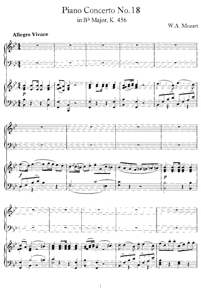 PianoConcertoNo18inBb,K456(2Piano)_一万首著名钢琴曲谱哈农贝多芬合集视频教学电子版高清无水印可打印_1古典钢琴知名音乐家谱_莫扎特钢琴谱全集_钢琴与乐队作品