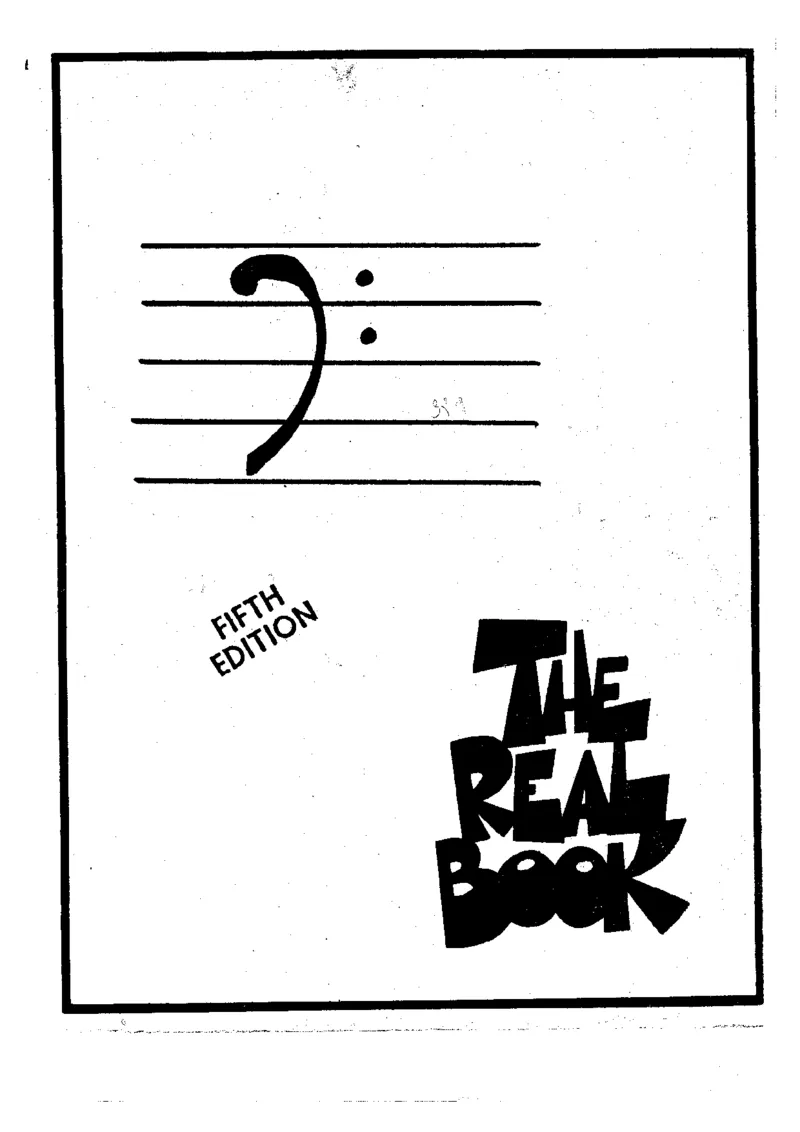 TheRealBookVolume-1-contrebasse'5thEdition'_一万首著名钢琴曲谱哈农贝多芬合集视频教学电子版高清无水印可打印_07各风格钢琴谱合集_JazzPiano_原版钢琴教材附音频