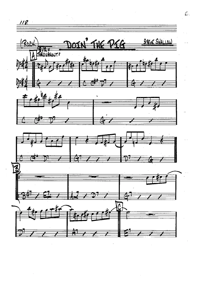 TheRealBookVolume-1-contrebasse'5thEdition'_一万首著名钢琴曲谱哈农贝多芬合集视频教学电子版高清无水印可打印_07各风格钢琴谱合集_JazzPiano_原版钢琴教材附音频