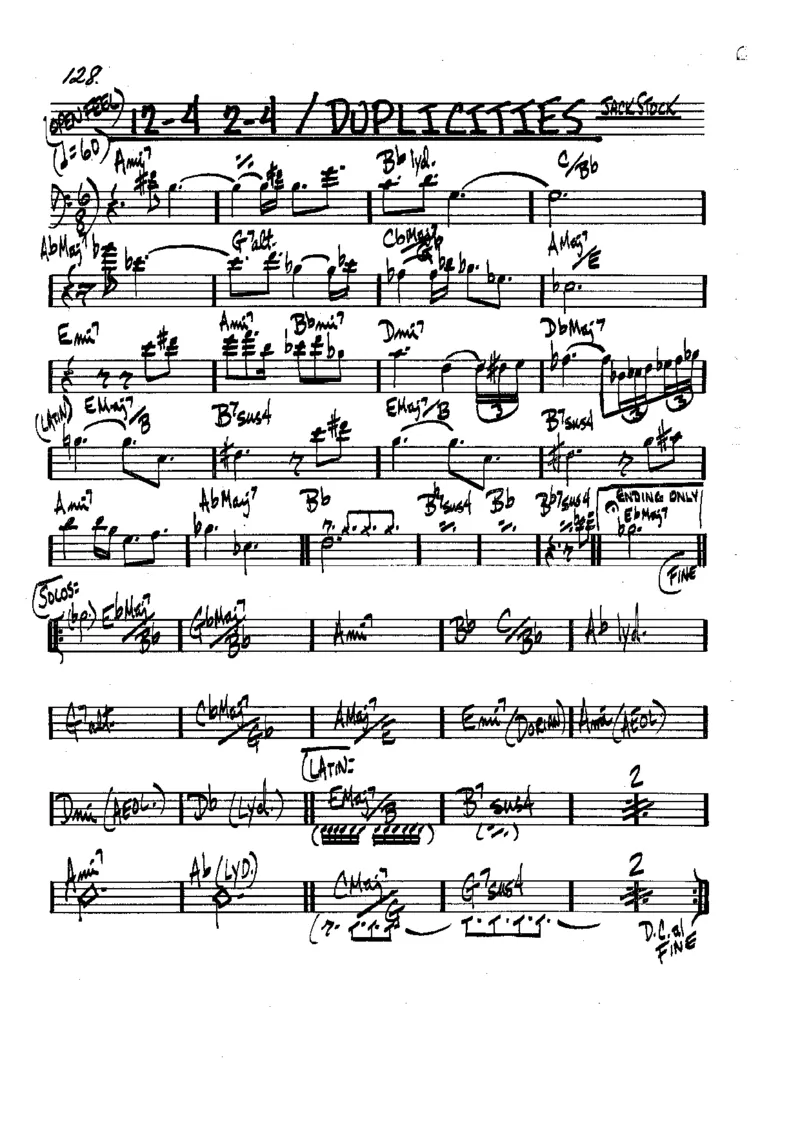 TheRealBookVolume-1-contrebasse'5thEdition'_一万首著名钢琴曲谱哈农贝多芬合集视频教学电子版高清无水印可打印_07各风格钢琴谱合集_JazzPiano_原版钢琴教材附音频