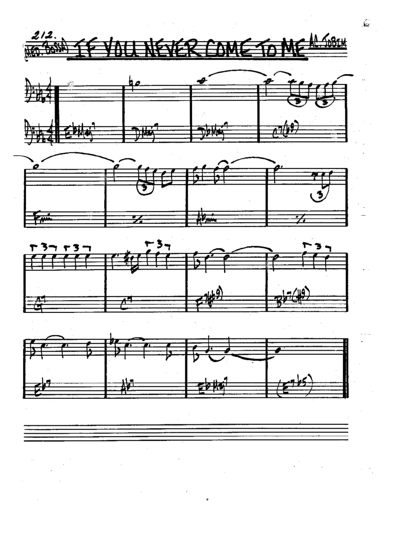 TheRealBookVolume-1-contrebasse'5thEdition'_一万首著名钢琴曲谱哈农贝多芬合集视频教学电子版高清无水印可打印_07各风格钢琴谱合集_JazzPiano_原版钢琴教材附音频