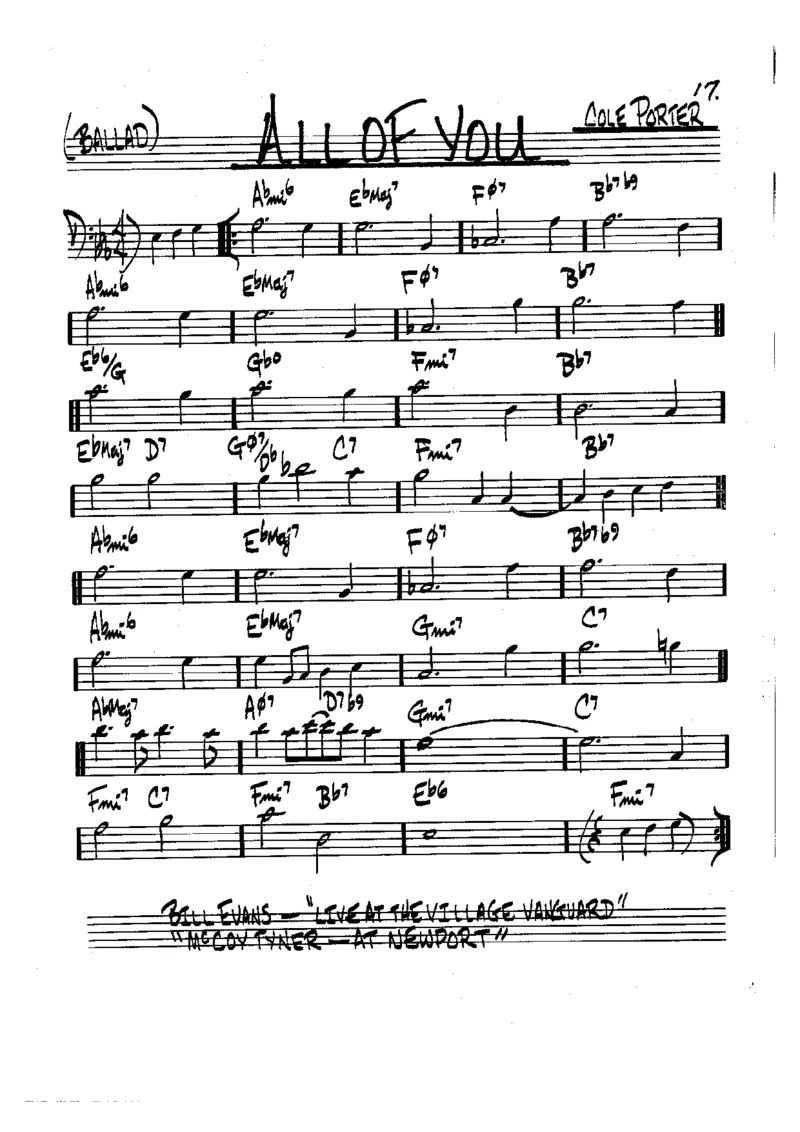 TheRealBookVolume-1-contrebasse'5thEdition'_一万首著名钢琴曲谱哈农贝多芬合集视频教学电子版高清无水印可打印_07各风格钢琴谱合集_JazzPiano_原版钢琴教材附音频