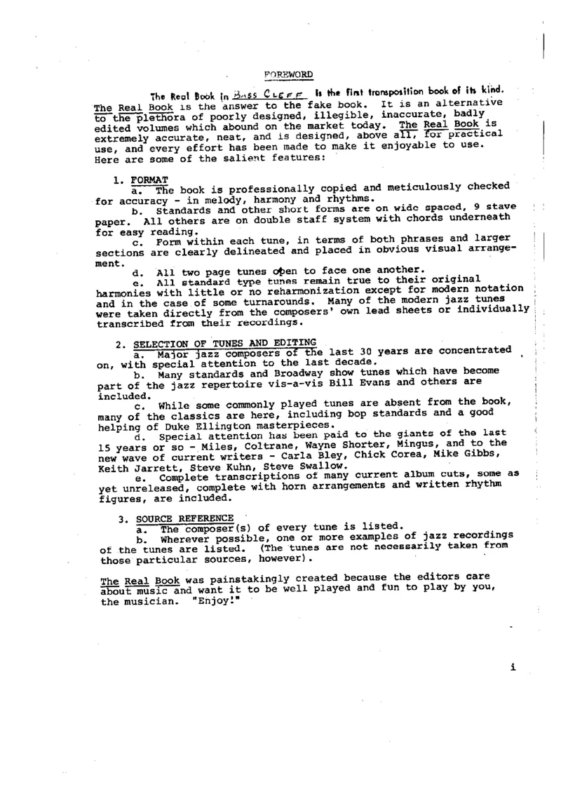 TheRealBookVolume-1-contrebasse'5thEdition'_一万首著名钢琴曲谱哈农贝多芬合集视频教学电子版高清无水印可打印_07各风格钢琴谱合集_JazzPiano_原版钢琴教材附音频