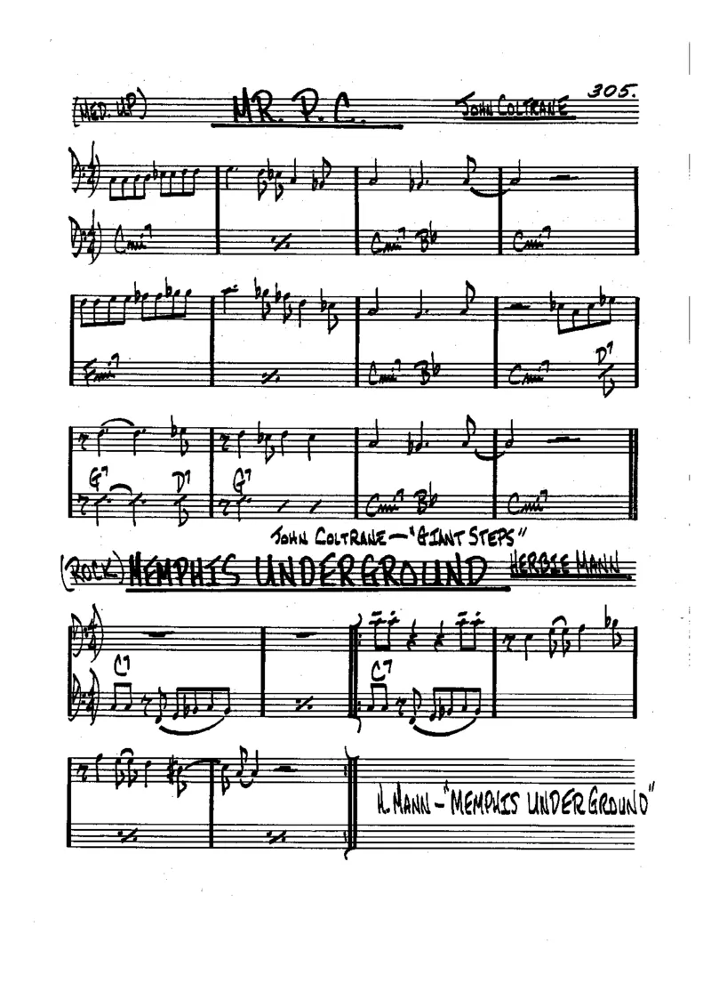 TheRealBookVolume-1-contrebasse'5thEdition'_一万首著名钢琴曲谱哈农贝多芬合集视频教学电子版高清无水印可打印_07各风格钢琴谱合集_JazzPiano_原版钢琴教材附音频