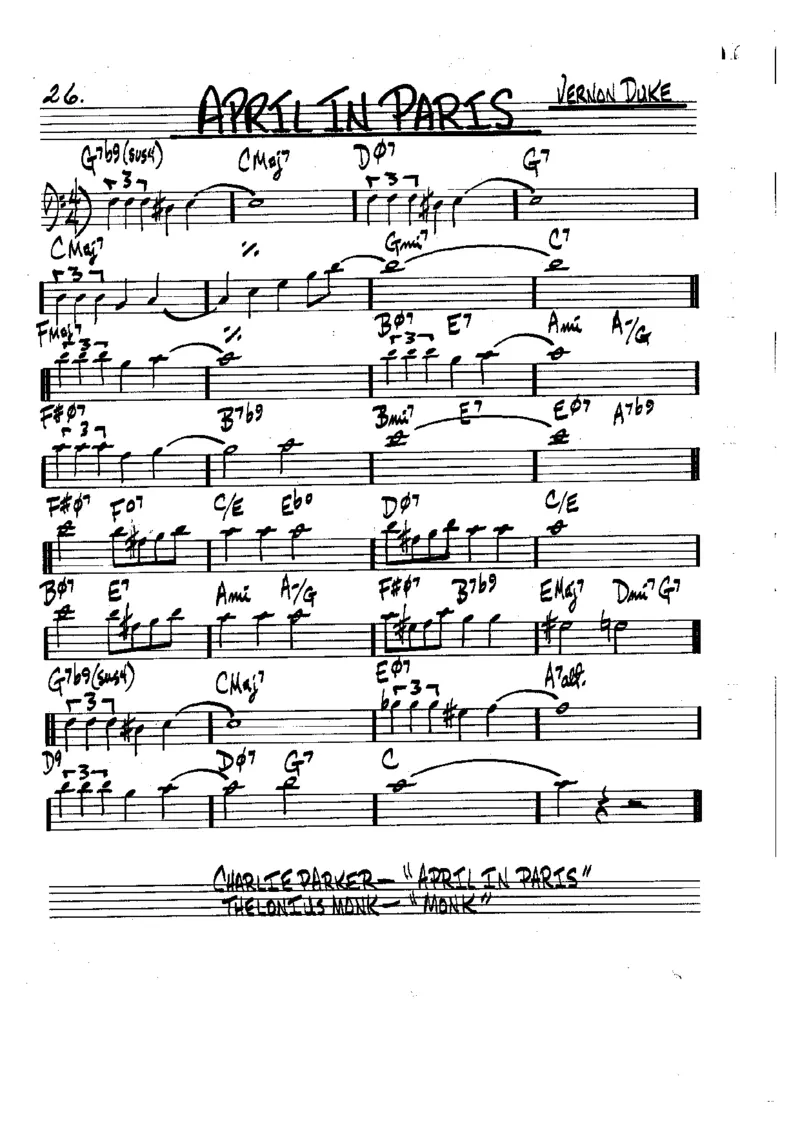 TheRealBookVolume-1-contrebasse'5thEdition'_一万首著名钢琴曲谱哈农贝多芬合集视频教学电子版高清无水印可打印_07各风格钢琴谱合集_JazzPiano_原版钢琴教材附音频