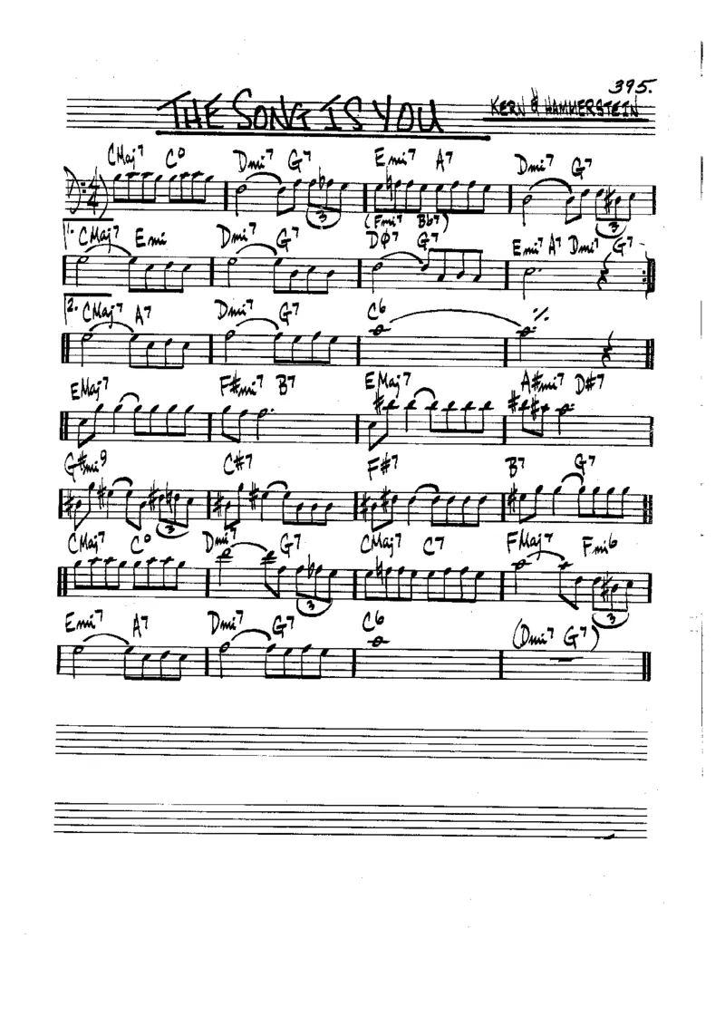 TheRealBookVolume-1-contrebasse'5thEdition'_一万首著名钢琴曲谱哈农贝多芬合集视频教学电子版高清无水印可打印_07各风格钢琴谱合集_JazzPiano_原版钢琴教材附音频