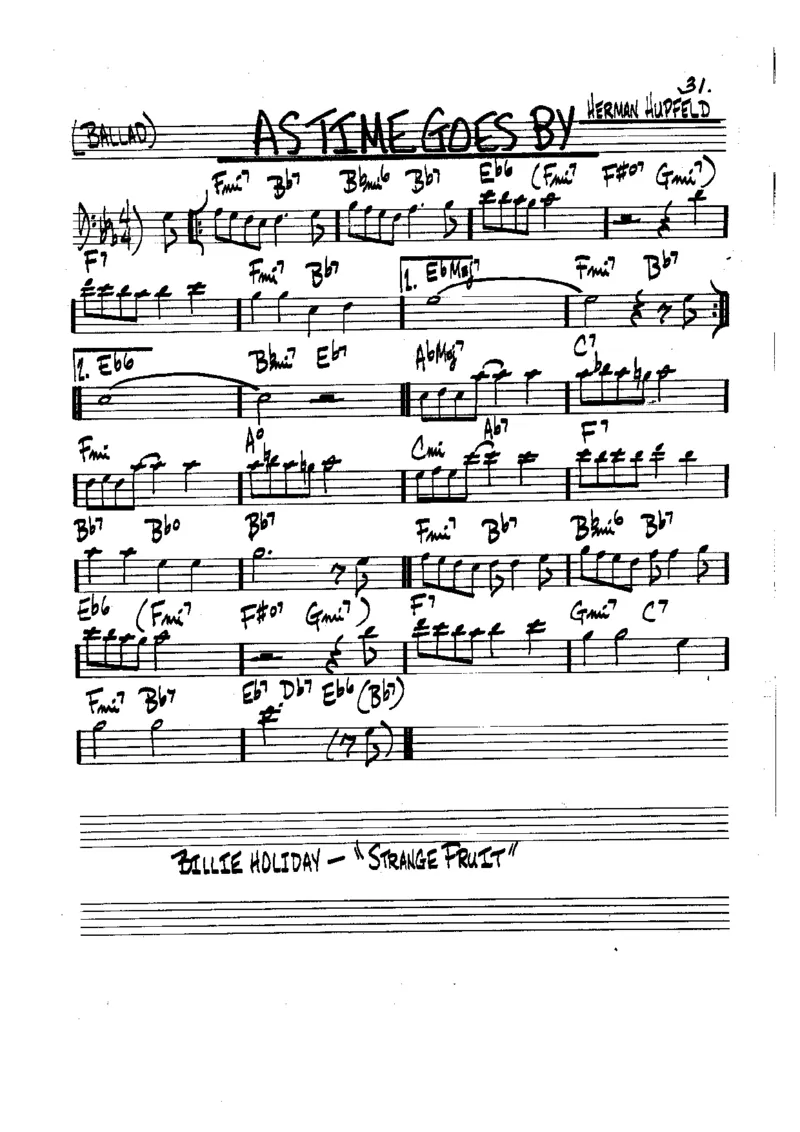 TheRealBookVolume-1-contrebasse'5thEdition'_一万首著名钢琴曲谱哈农贝多芬合集视频教学电子版高清无水印可打印_07各风格钢琴谱合集_JazzPiano_原版钢琴教材附音频