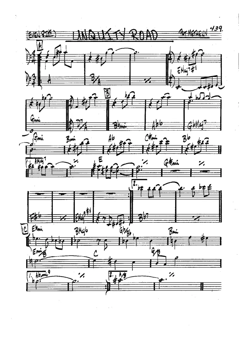 TheRealBookVolume-1-contrebasse'5thEdition'_一万首著名钢琴曲谱哈农贝多芬合集视频教学电子版高清无水印可打印_07各风格钢琴谱合集_JazzPiano_原版钢琴教材附音频