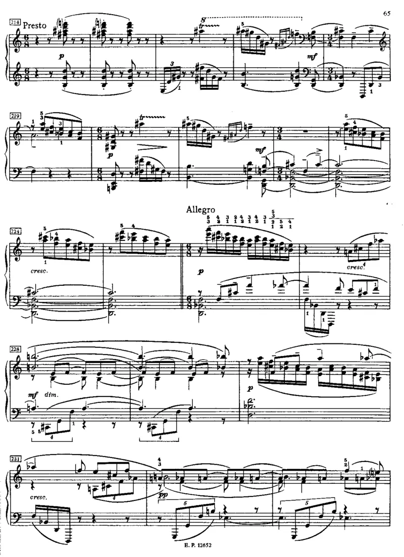 PianoSonataNo8,Op66_一万首著名钢琴曲谱哈农贝多芬合集视频教学电子版高清无水印可打印_1古典钢琴知名音乐家谱_斯克里亚宾钢琴谱全集_奏鸣曲