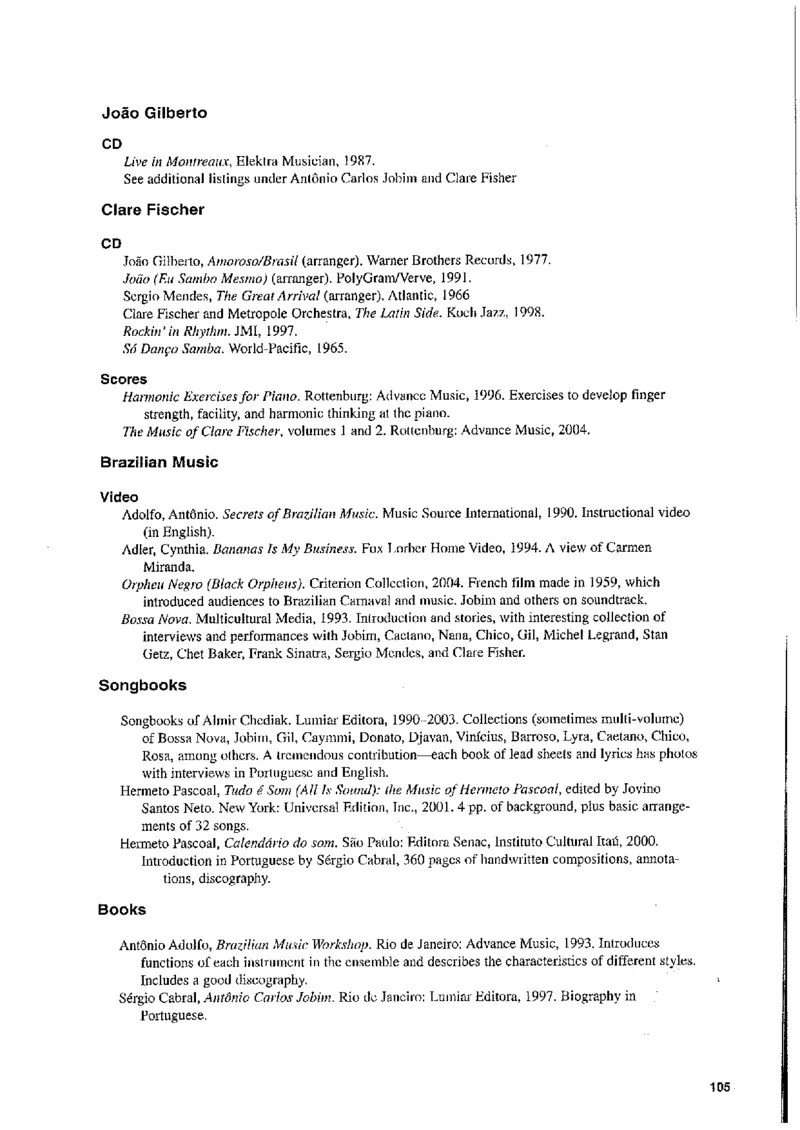 RobertWilley-BrazilianPiano(Choro,SambaandBossaNova)_一万首著名钢琴曲谱哈农贝多芬合集视频教学电子版高清无水印可打印_07各风格钢琴谱合集_BrazilianPiano_原版钢琴教材附音频