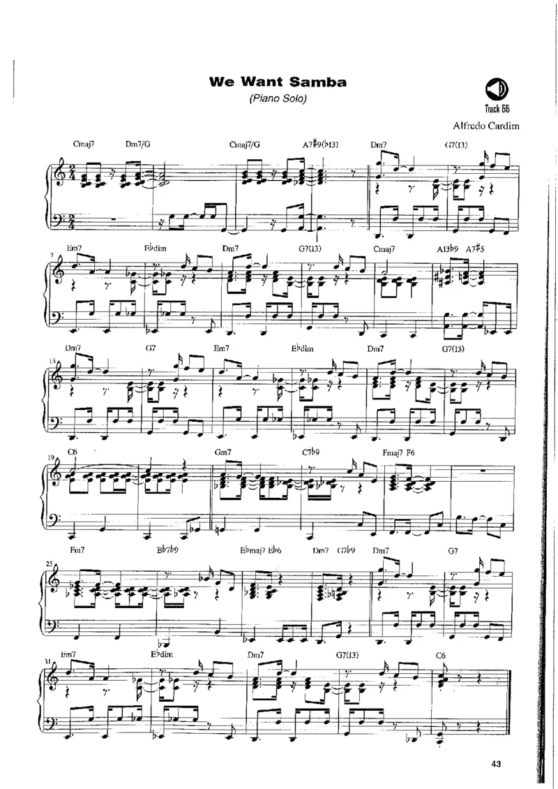 RobertWilley-BrazilianPiano(Choro,SambaandBossaNova)_一万首著名钢琴曲谱哈农贝多芬合集视频教学电子版高清无水印可打印_07各风格钢琴谱合集_BrazilianPiano_原版钢琴教材附音频