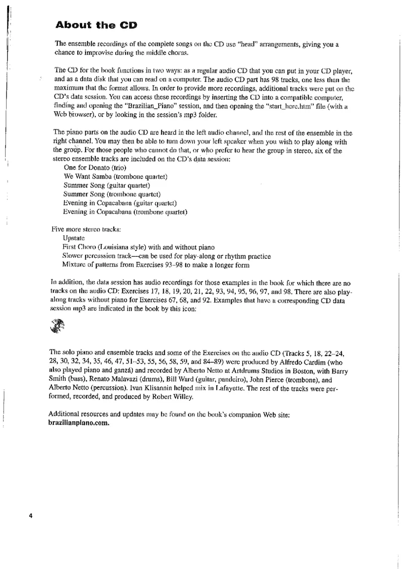 RobertWilley-BrazilianPiano(Choro,SambaandBossaNova)_一万首著名钢琴曲谱哈农贝多芬合集视频教学电子版高清无水印可打印_07各风格钢琴谱合集_BrazilianPiano_原版钢琴教材附音频