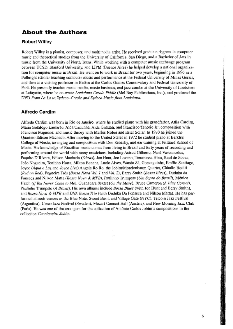 RobertWilley-BrazilianPiano(Choro,SambaandBossaNova)_一万首著名钢琴曲谱哈农贝多芬合集视频教学电子版高清无水印可打印_07各风格钢琴谱合集_BrazilianPiano_原版钢琴教材附音频