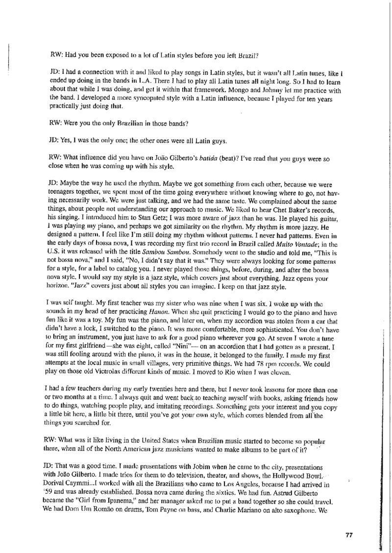 RobertWilley-BrazilianPiano(Choro,SambaandBossaNova)_一万首著名钢琴曲谱哈农贝多芬合集视频教学电子版高清无水印可打印_07各风格钢琴谱合集_BrazilianPiano_原版钢琴教材附音频