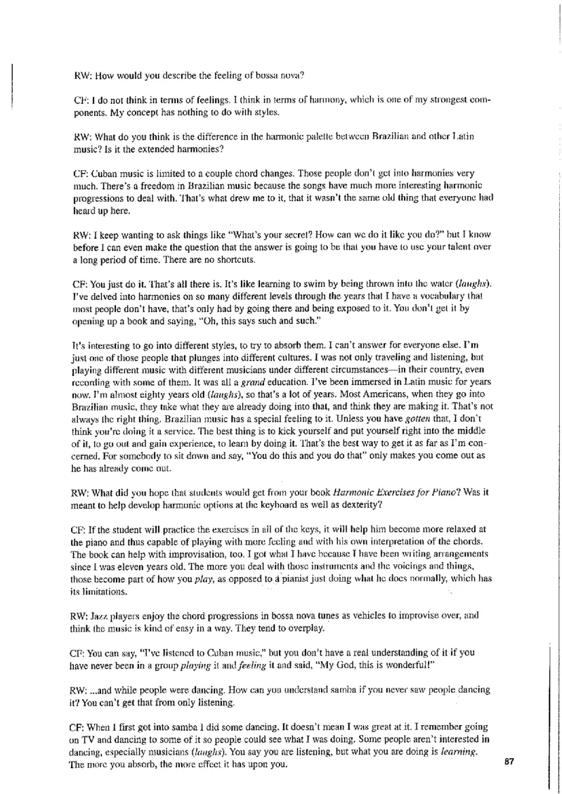 RobertWilley-BrazilianPiano(Choro,SambaandBossaNova)_一万首著名钢琴曲谱哈农贝多芬合集视频教学电子版高清无水印可打印_07各风格钢琴谱合集_BrazilianPiano_原版钢琴教材附音频