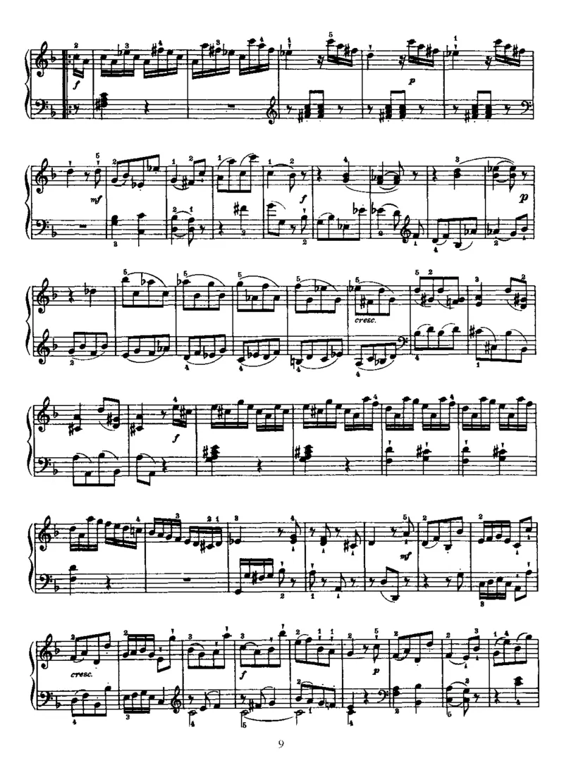 PianoSonataNo23inF_NoRestriction_一万首著名钢琴曲谱哈农贝多芬合集视频教学电子版高清无水印可打印_1古典钢琴知名音乐家谱_海顿钢琴谱全集_奏鸣曲