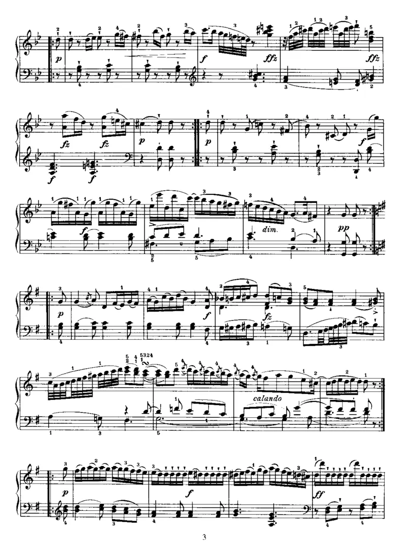 PianoSonataNo40inG_NoRestriction_一万首著名钢琴曲谱哈农贝多芬合集视频教学电子版高清无水印可打印_1古典钢琴知名音乐家谱_海顿钢琴谱全集_奏鸣曲