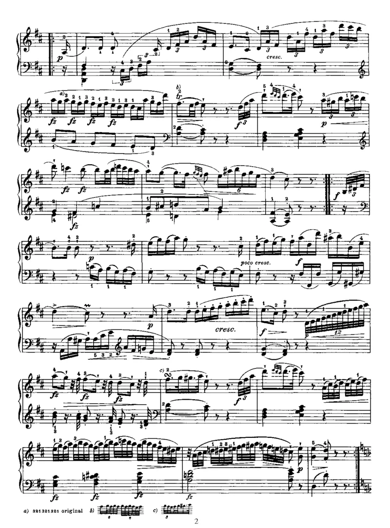 PianoSonataNo42inD_NoRestriction_一万首著名钢琴曲谱哈农贝多芬合集视频教学电子版高清无水印可打印_1古典钢琴知名音乐家谱_海顿钢琴谱全集_奏鸣曲