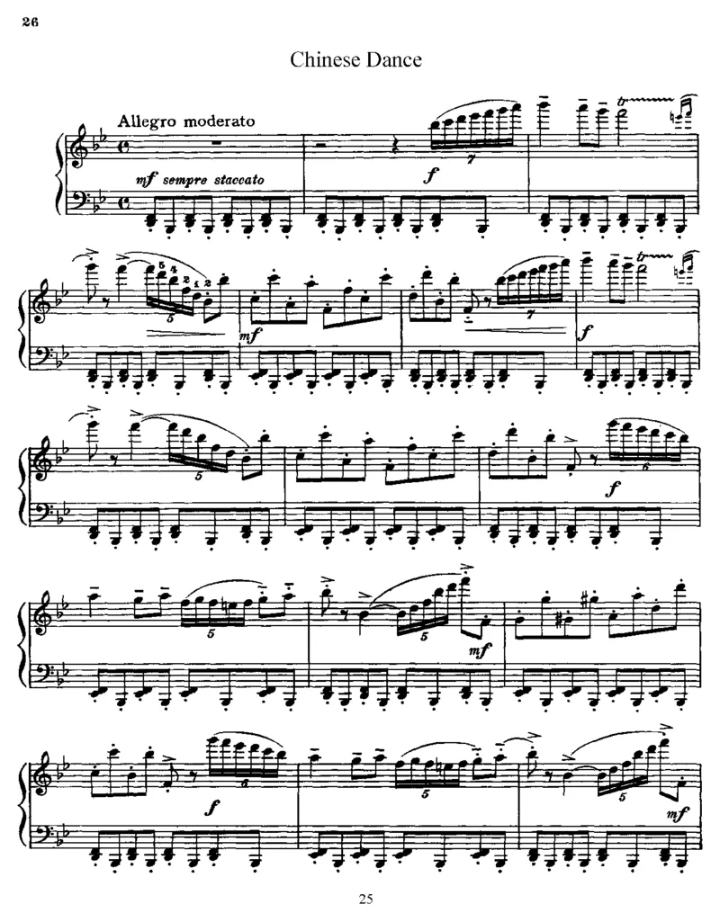 TheNutcrackerSuite,Op71a_一万首著名钢琴曲谱哈农贝多芬合集视频教学电子版高清无水印可打印_1古典钢琴知名音乐家谱_柴科夫斯基钢琴谱全集_其他