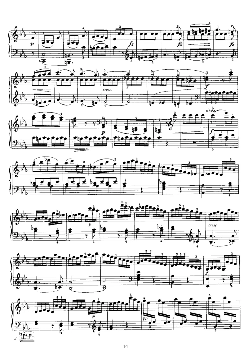 PianoSonataNo52inEb_NoRestriction_一万首著名钢琴曲谱哈农贝多芬合集视频教学电子版高清无水印可打印_1古典钢琴知名音乐家谱_海顿钢琴谱全集_奏鸣曲