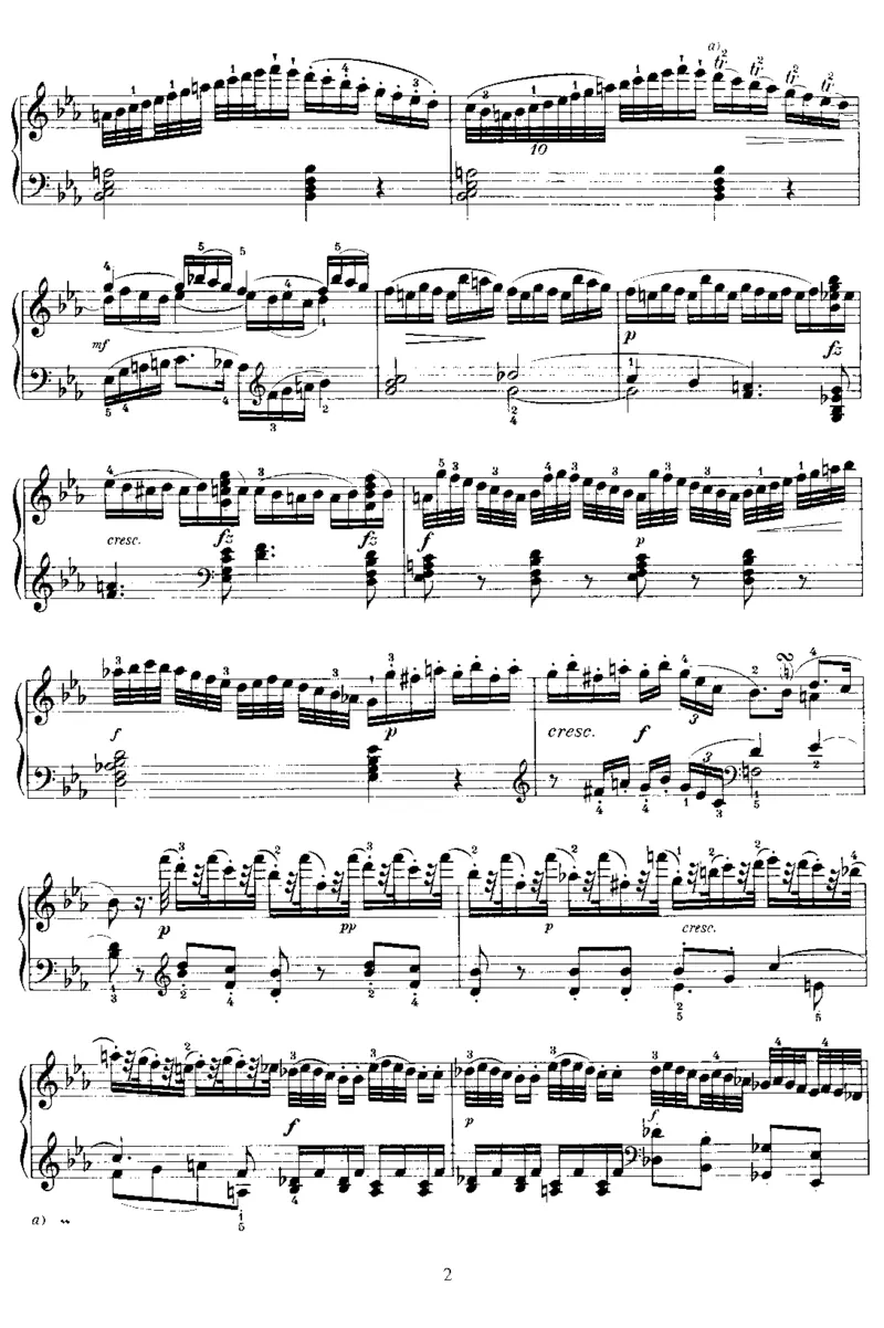 PianoSonataNo52inEb_NoRestriction_一万首著名钢琴曲谱哈农贝多芬合集视频教学电子版高清无水印可打印_1古典钢琴知名音乐家谱_海顿钢琴谱全集_奏鸣曲