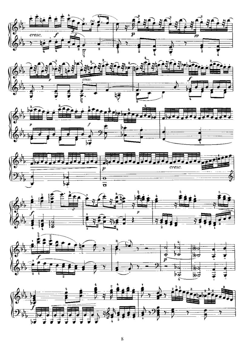 PianoSonataNo52inEb_NoRestriction_一万首著名钢琴曲谱哈农贝多芬合集视频教学电子版高清无水印可打印_1古典钢琴知名音乐家谱_海顿钢琴谱全集_奏鸣曲