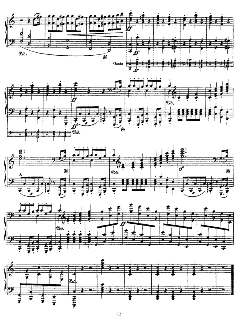 SymphonyNo1inC(Beethoven)_一万首著名钢琴曲谱哈农贝多芬合集视频教学电子版高清无水印可打印_1古典钢琴知名音乐家谱_李斯特钢琴谱全集_改编贝多芬