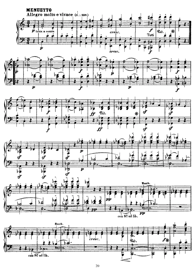 SymphonyNo1inC(Beethoven)_一万首著名钢琴曲谱哈农贝多芬合集视频教学电子版高清无水印可打印_1古典钢琴知名音乐家谱_李斯特钢琴谱全集_改编贝多芬