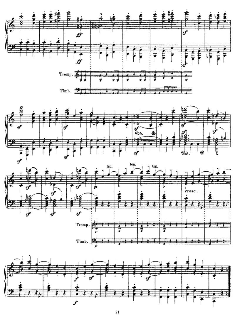 SymphonyNo1inC(Beethoven)_一万首著名钢琴曲谱哈农贝多芬合集视频教学电子版高清无水印可打印_1古典钢琴知名音乐家谱_李斯特钢琴谱全集_改编贝多芬