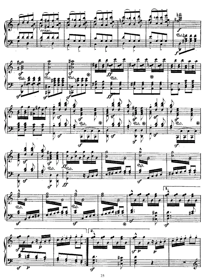 SymphonyNo1inC(Beethoven)_一万首著名钢琴曲谱哈农贝多芬合集视频教学电子版高清无水印可打印_1古典钢琴知名音乐家谱_李斯特钢琴谱全集_改编贝多芬