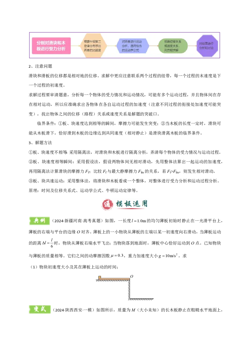 模板03牛顿运动定律（六大题型）（解析版）_2024-2025高三（6-6月题库）_2025年01月试卷_01012025年高考物理答题技巧与模板构建