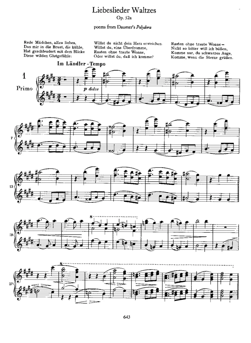 LiebesliederWaltzes,Op52a(4Hands)_一万首著名钢琴曲谱哈农贝多芬合集视频教学电子版高清无水印可打印_1古典钢琴知名音乐家谱_勃拉姆斯钢琴谱全集_四手联弹