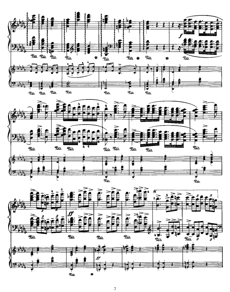 PianoConcertoNo1inbb,Op23(2Piano)_一万首著名钢琴曲谱哈农贝多芬合集视频教学电子版高清无水印可打印_1古典钢琴知名音乐家谱_柴科夫斯基钢琴谱全集