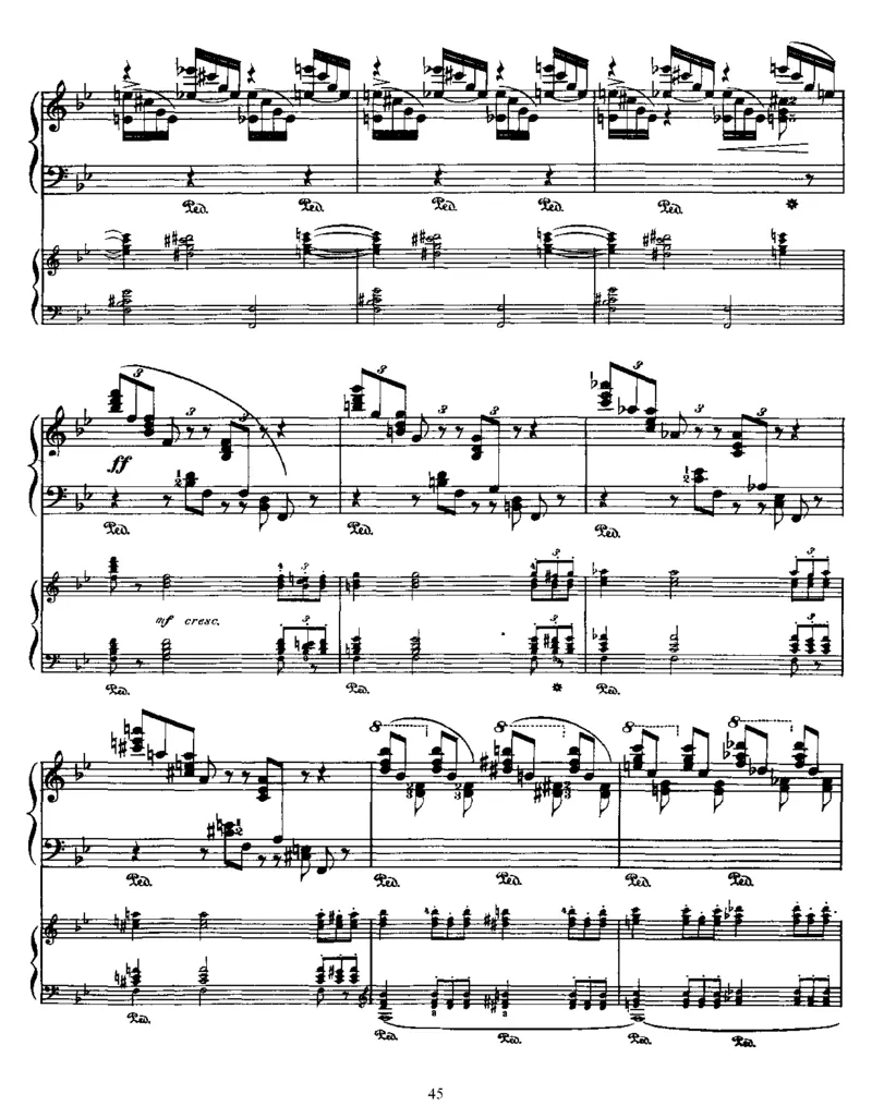 PianoConcertoNo1inbb,Op23(2Piano)_一万首著名钢琴曲谱哈农贝多芬合集视频教学电子版高清无水印可打印_1古典钢琴知名音乐家谱_柴科夫斯基钢琴谱全集