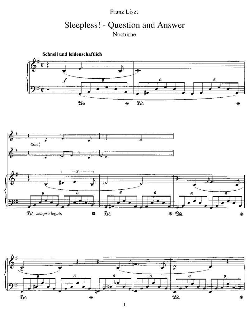 Nocturne(Sleepless)_一万首著名钢琴曲谱哈农贝多芬合集视频教学电子版高清无水印可打印_1古典钢琴知名音乐家谱_李斯特钢琴谱全集_其他作品